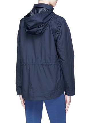 Back View - Click To Enlarge - PHVLO - Convertible puffed sleeve rainproof jacket