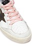 Detail View - Click To Enlarge - GOLDEN GOOSE - 'Ball Star' patch leather sneakers