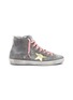 Main View - Click To Enlarge - GOLDEN GOOSE - 'Francy' suede high top sneakers
