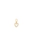 LOQUET LONDON - Diamond 18k yellow gold heart talisman charm