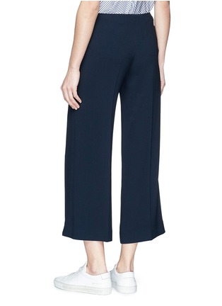 Back View - Click To Enlarge - THEORY - Flared crepe culottes