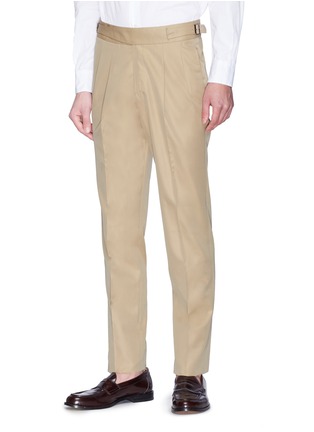 Front View - Click To Enlarge - RING JACKET - Linen twill pants