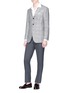 Figure View - Click To Enlarge - RING JACKET - 'No. 269F' check plaid blazer
