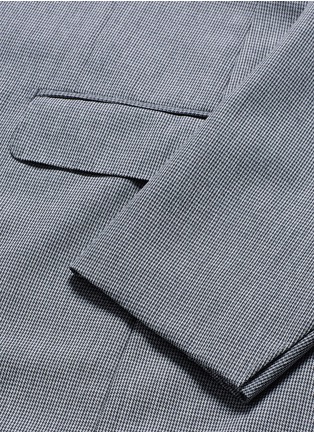 Detail View - Click To Enlarge - RING JACKET - Wool houndstooth suit