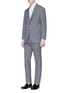 Front View - Click To Enlarge - RING JACKET - Wool houndstooth suit