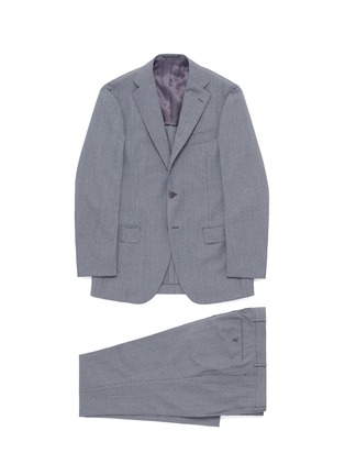 Main View - Click To Enlarge - RING JACKET - Wool houndstooth suit