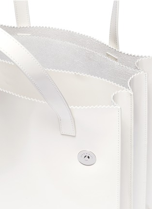 Detail View - Click To Enlarge - KARA - 'Multi Pinch' washer stud leather tote