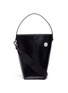 Main View - Click To Enlarge - KARA - 'Pinch Pail' washer stud leather bucket bag