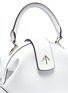 Detail View - Click To Enlarge - MANU ATELIER - 'Demi' leather crossbody satchel