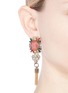 Figure View - Click To Enlarge - ANTON HEUNIS - Swarovski crystal pearl tassel earrings