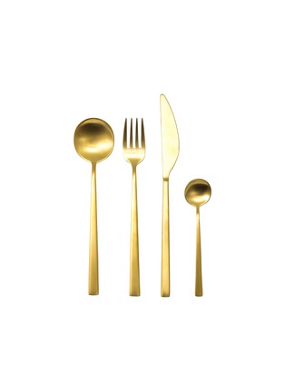 Main View - Click To Enlarge - MEPRA - Movida 24-piece cutlery set – Ice Oro