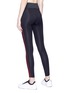 Back View - Click To Enlarge - 72993 - 'Tone' stripe outseam performance leggings