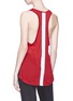 Back View - Click To Enlarge - 72993 - 'Sprint' stripe mesh back performance tank top
