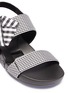 Detail View - Click To Enlarge - FIGS BY FIGUEROA - 'Figulous' gingham check bow strap slingback sandals