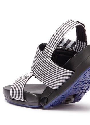  - FIGS BY FIGUEROA - 'Figulous' gingham check bow strap slingback sandals