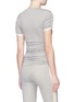 Back View - Click To Enlarge - 10421 - 'Durham' elastic outseam ruched performance T-shirt