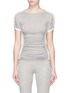 Main View - Click To Enlarge - 10421 - 'Durham' elastic outseam ruched performance T-shirt
