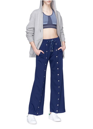 Figure View - Click To Enlarge - 10421 - Snap button front sweatpants