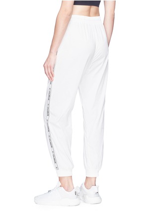 Back View - Click To Enlarge - 10421 - 'Annunziare' logo stripe outseam jogging pants