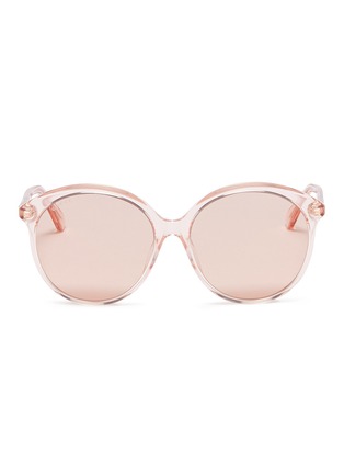 Main View - Click To Enlarge - GUCCI - Acetate round sunglasses