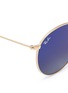 Detail View - Click To Enlarge - RAY-BAN - 'RB3447N' metal round sunglasses