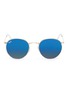 Main View - Click To Enlarge - RAY-BAN - 'RB3447N' metal round sunglasses