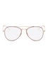 Main View - Click To Enlarge - RAY-BAN - 'RX6413' metal aviator optical glasses
