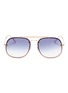 Main View - Click To Enlarge - RAY-BAN - 'Blaze The General' metal mirror aviator sunglasses