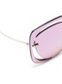 Detail View - Click To Enlarge - MIU MIU - Cutout mirror square sunglasses