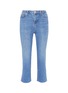 Main View - Click To Enlarge - TOPSHOP - 'Moto Dree' cropped kick flare jeans