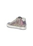 Detail View - Click To Enlarge - P448 - Coarse glitter high top suede sneakers