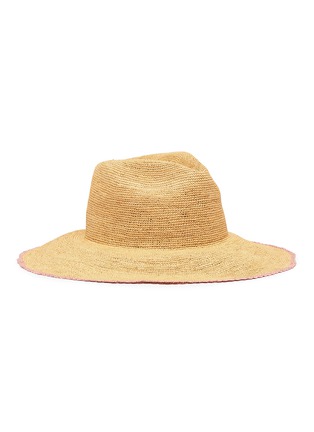 Main View - Click To Enlarge - G.VITERI - Toquilla straw capeline hat