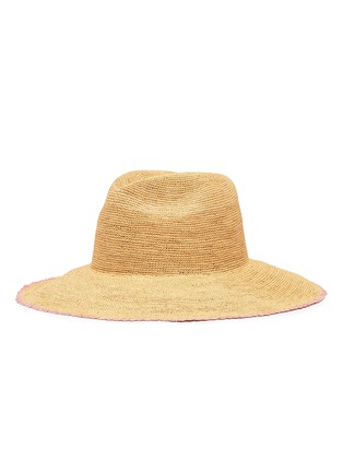 Figure View - Click To Enlarge - G.VITERI - Toquilla straw capeline hat