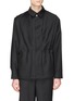 Main View - Click To Enlarge - MACKINTOSH - Panelled front wool shirt jacket