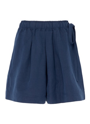 Main View - Click To Enlarge - JW ANDERSON - 'Lea' drawstring linen-silk boxer shorts
