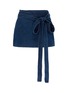 Main View - Click To Enlarge - JW ANDERSON - 'Lea' sash tie mini denim skirt