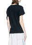 Back View - Click To Enlarge - JW ANDERSON - Asymmetric knot sleeve T-shirt
