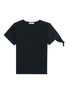 Main View - Click To Enlarge - JW ANDERSON - Asymmetric knot sleeve T-shirt