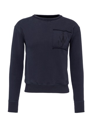 Main View - Click To Enlarge - JW ANDERSON - Logo embroidered unisex sweatshirt