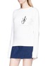 Front View - Click To Enlarge - JW ANDERSON - Logo embroidered sweatshirt