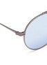 Detail View - Click To Enlarge - STEPHANE + CHRISTIAN - 'Lille' metal round aviator sunglasses
