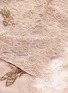 Detail View - Click To Enlarge - JANAVI - Lace panel dragonfly embellished cashmere scarf