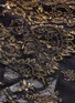 Detail View - Click To Enlarge - JANAVI - 'Summer Night Dream' lace panel insect embellished cashmere scarf