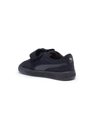 Figure View - Click To Enlarge - PUMA - 'Suede Heart' ribbon lace-up toddler sneakers