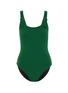 Main View - Click To Enlarge - SOLID & STRIPED - 'The Lucy' buckled strap one-piece swimsuit