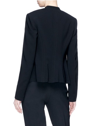 Back View - Click To Enlarge - THEORY - Open crepe blazer