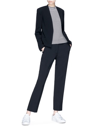 Figure View - Click To Enlarge - THEORY - Open crepe blazer