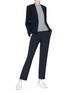 Figure View - Click To Enlarge - THEORY - Open crepe blazer
