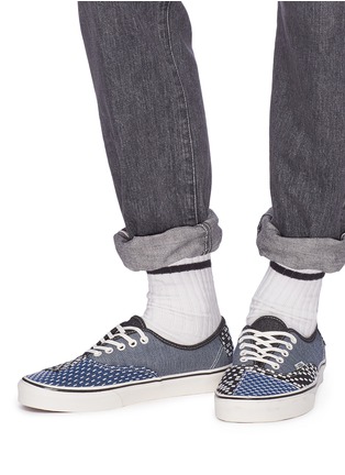 Figure View - Click To Enlarge - VANS - 'Authentic' patchwork canvas sneakers