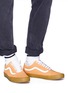 Figure View - Click To Enlarge - VANS - 'Double Light Gum Old Skool' suede sneakers